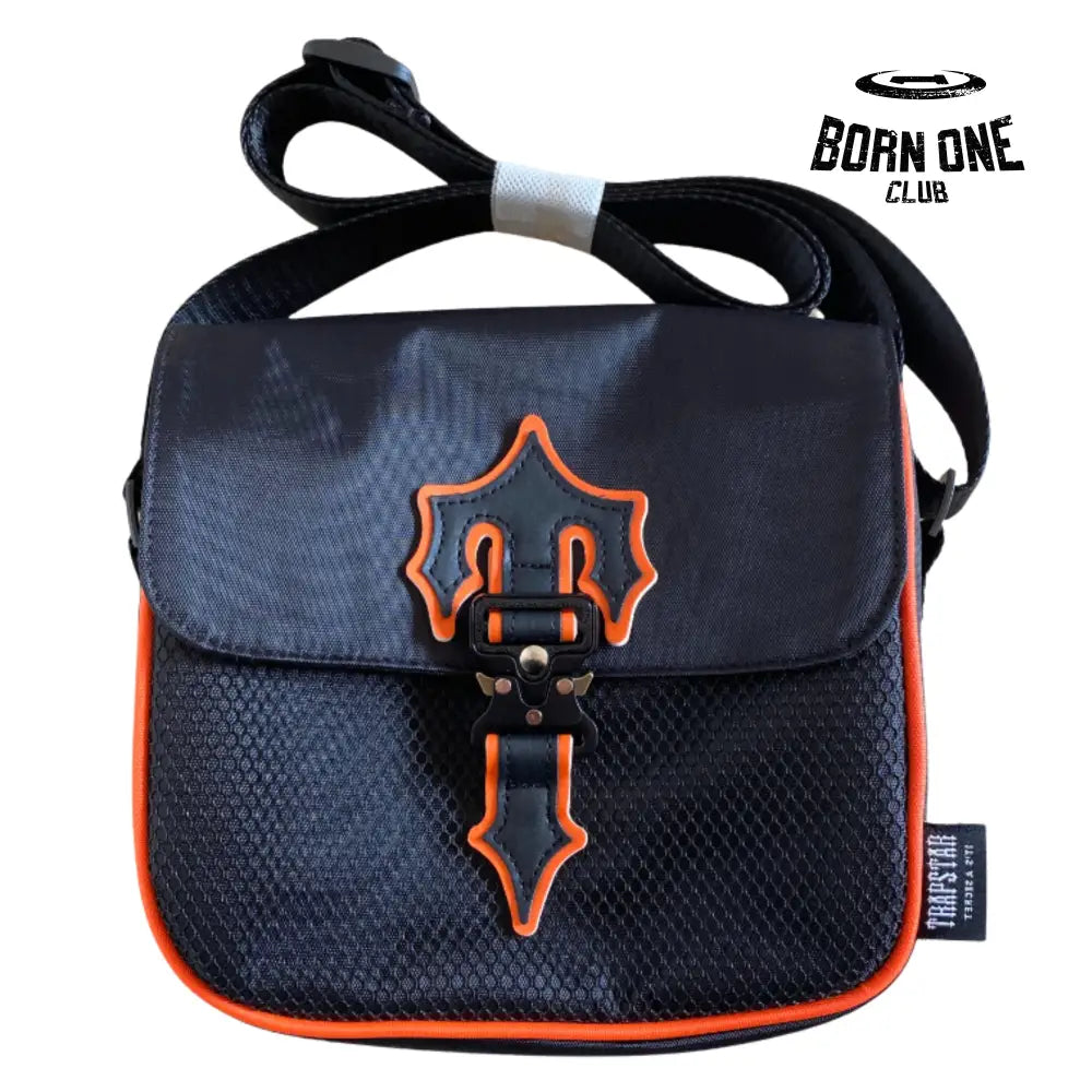 Bag Messenger Black & Orange