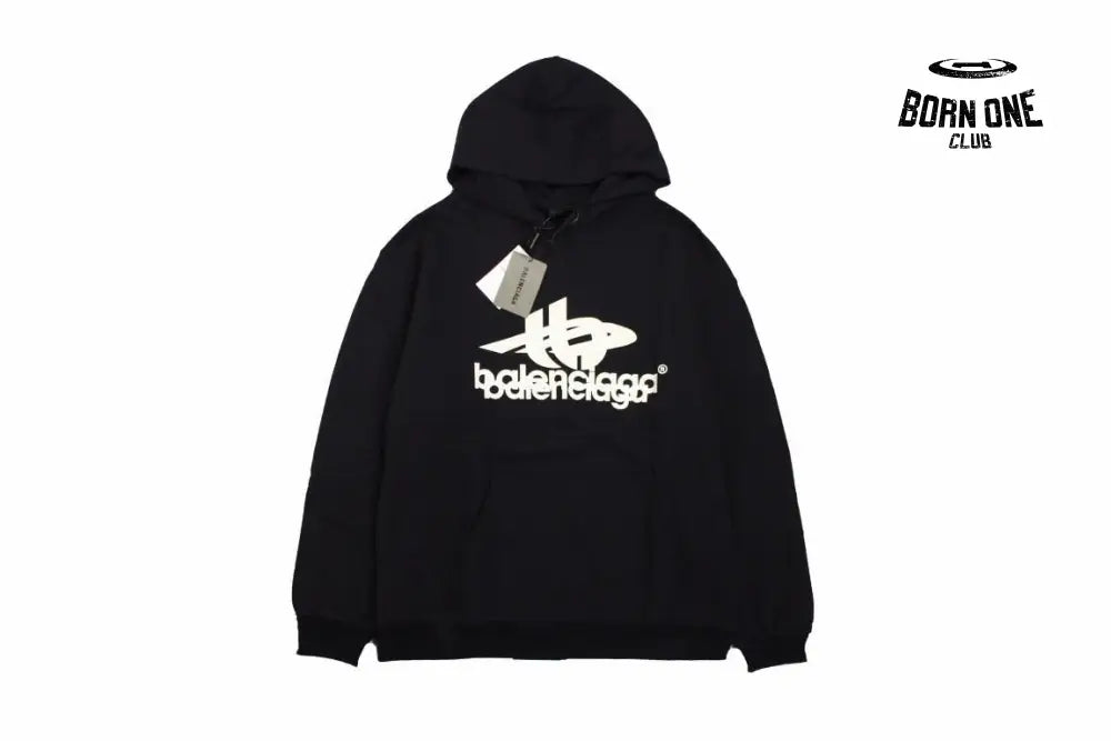 Black Graphic Hoodie Hoodie