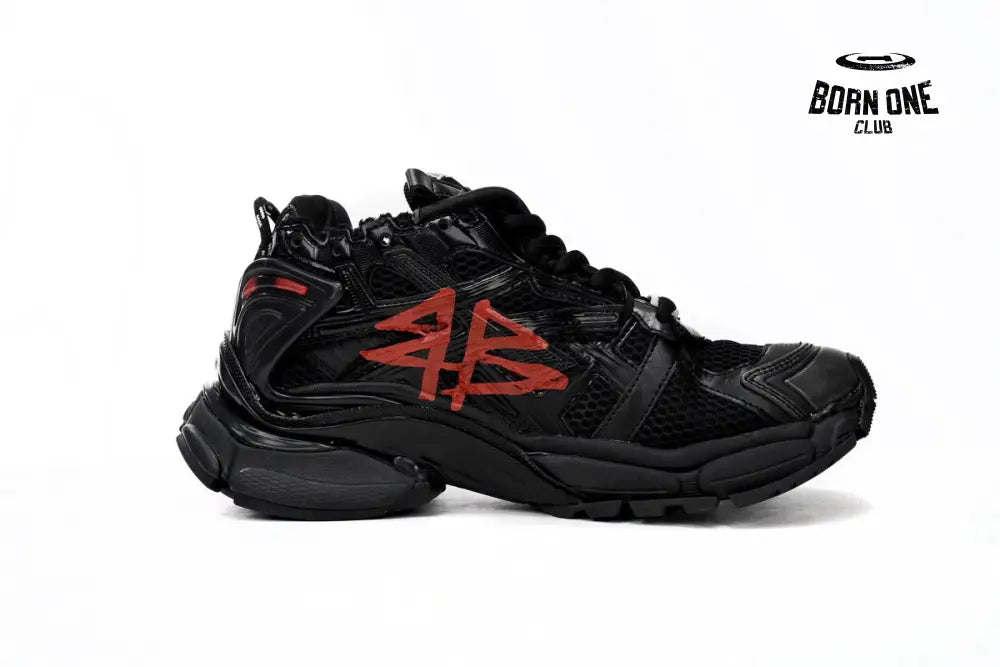 Runner Black And Red Characters