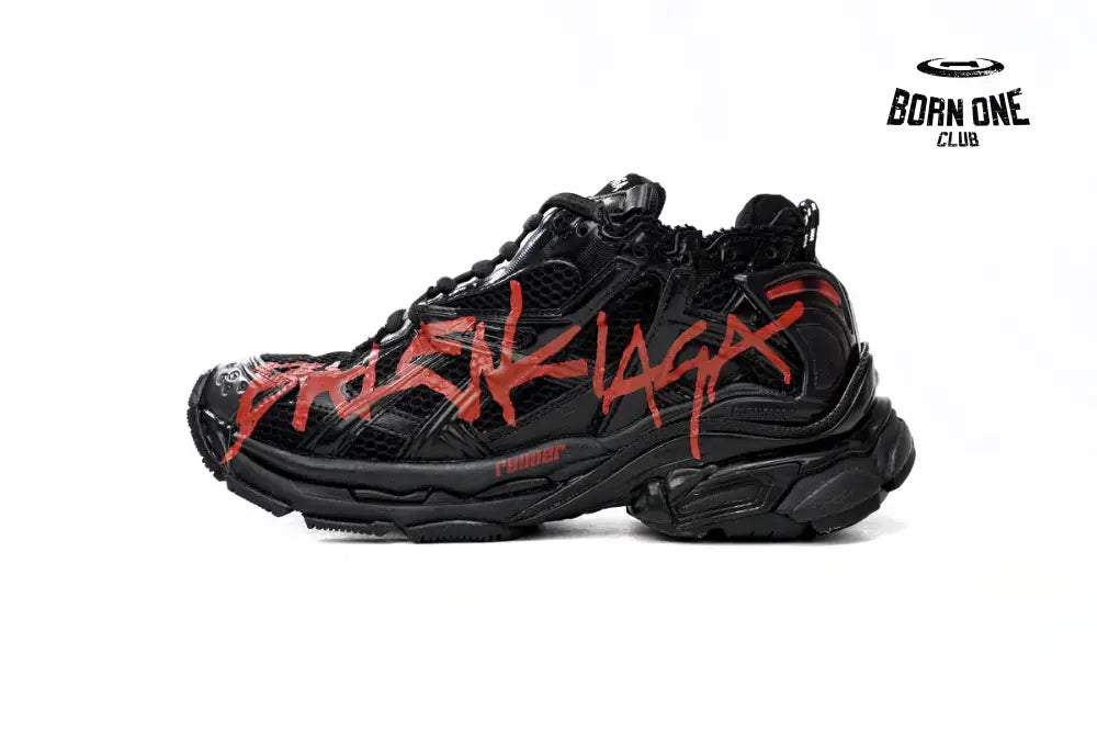 Runner Black And Red Characters