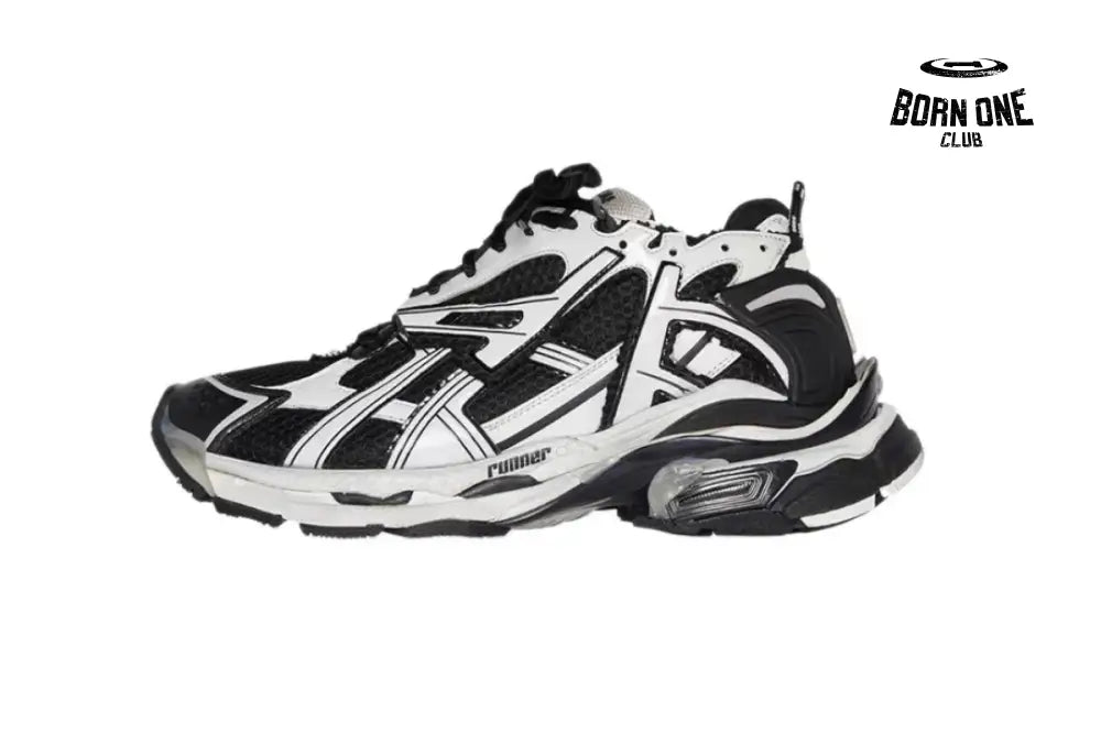 Runner Preto Branco