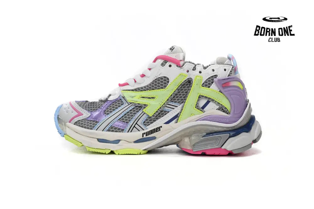 Runner White Yellow Purple