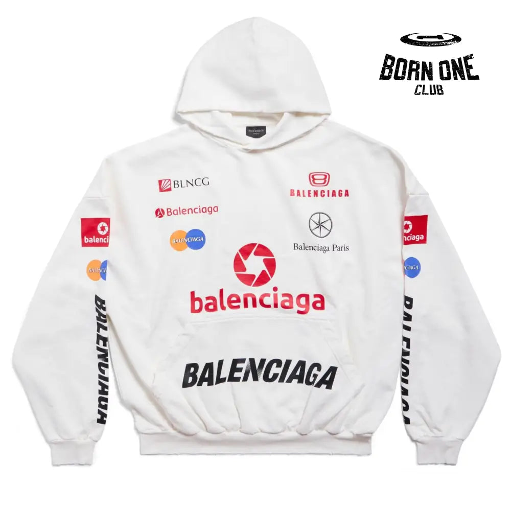 TOP LEAGUE Hoodie IN WHITE Hoodie