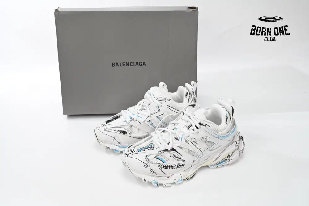 Track. Black Graffiti Art