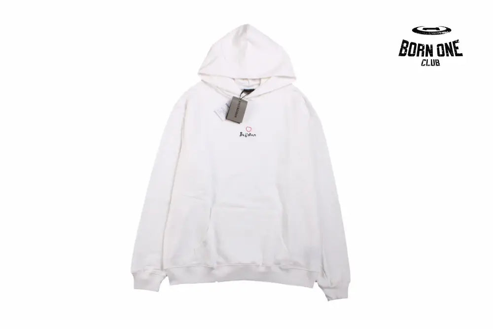 White Be Yourself Hoodie Hoodie