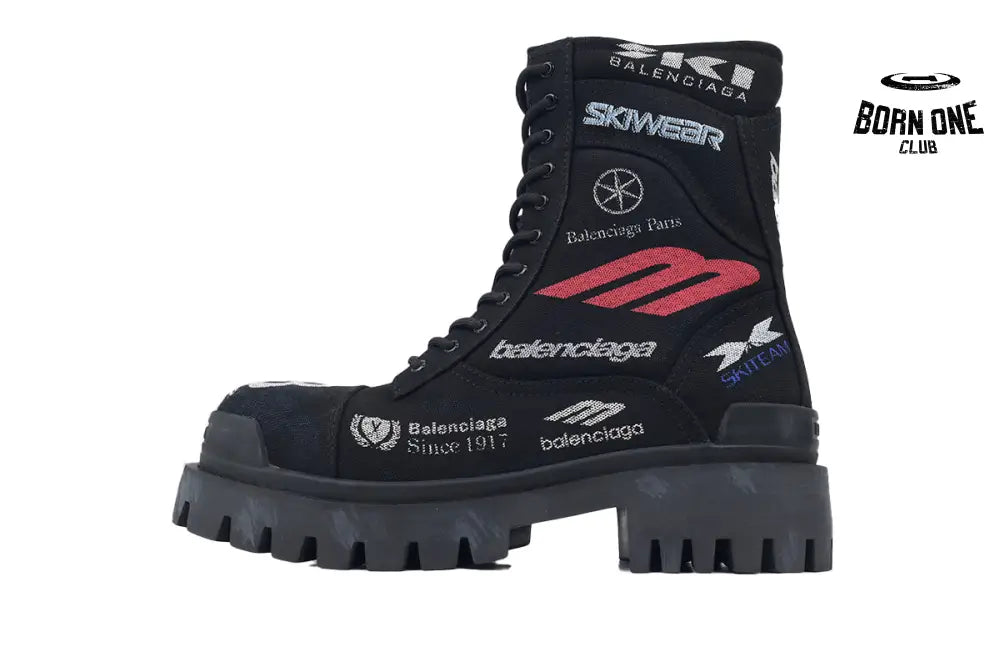 Strike Men's Combat Boot Black 694042W2H131000