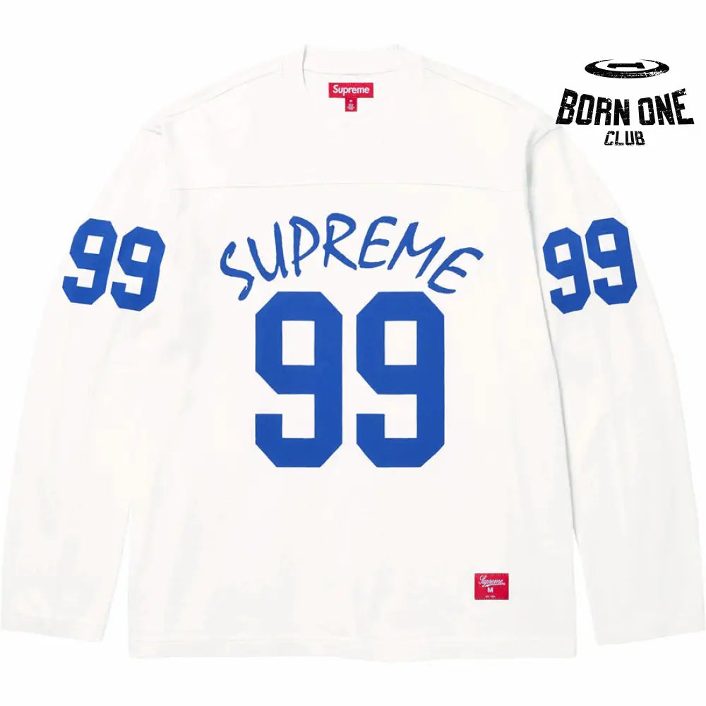 T-Shirt 99 L/S Football White