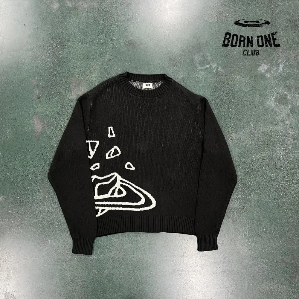 Knitted Hoodie Crewneck
