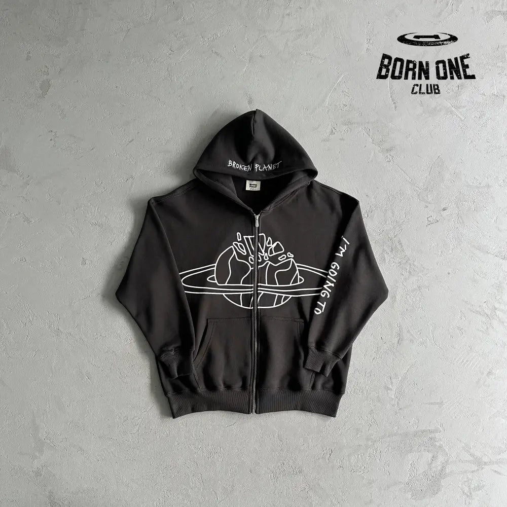 Outer Space Zip-Up Hoodie