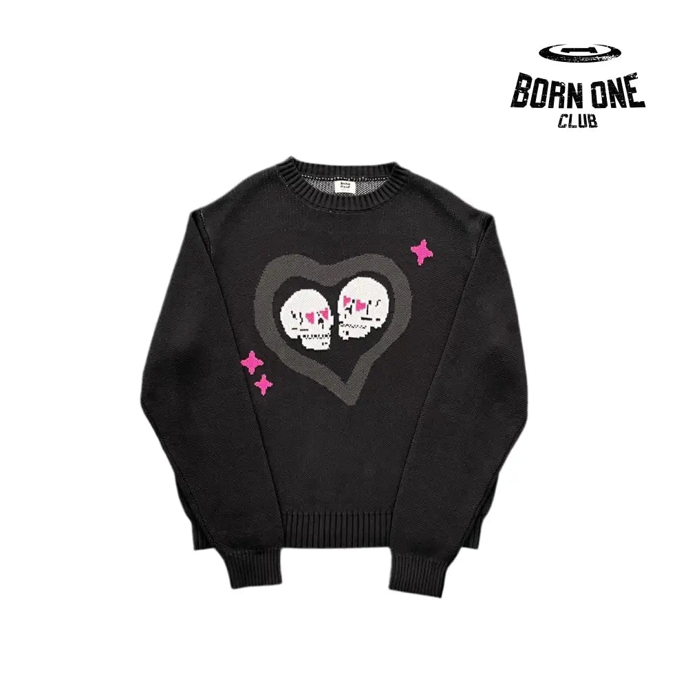 Skull Heart Hoodie Crewneck