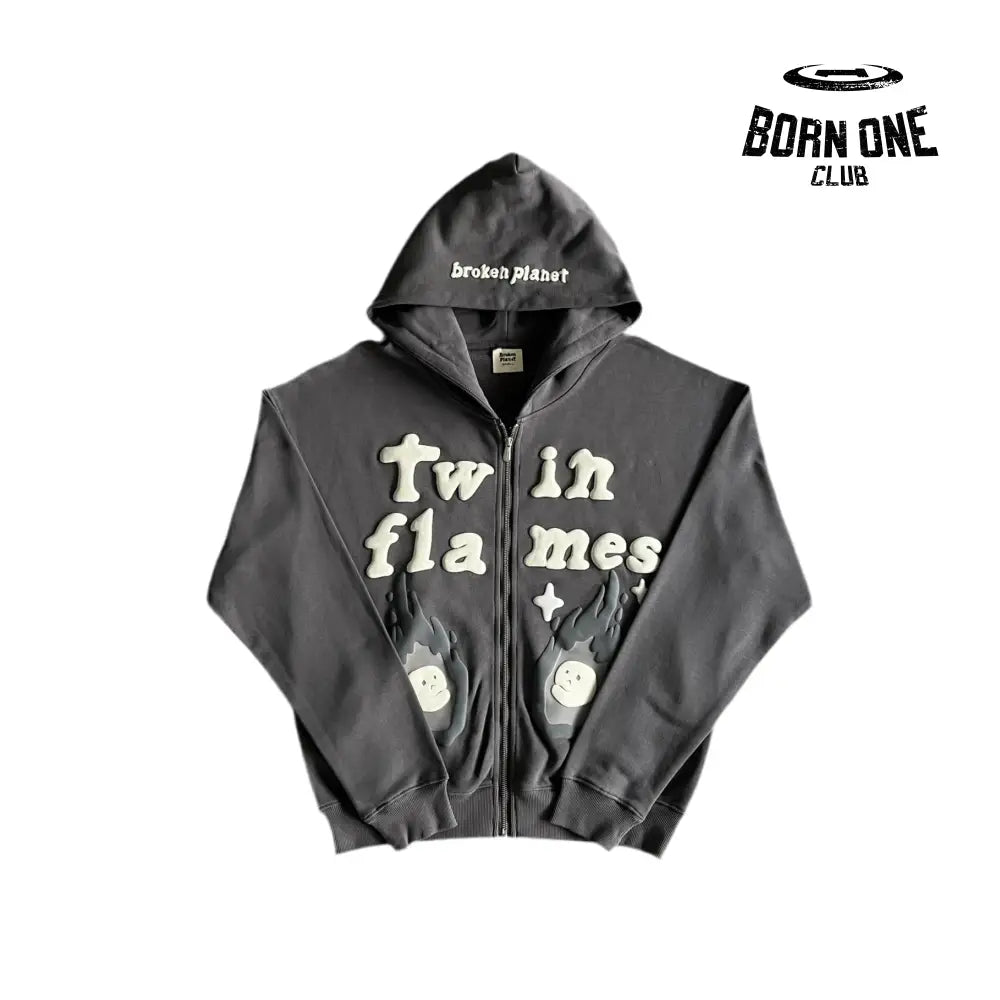 Twin Flames Zip-Up Hoodie