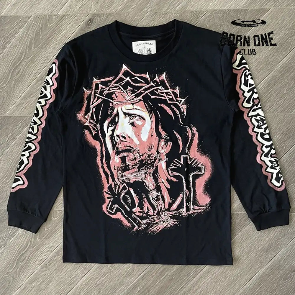 Long Sleeve Jesus T-Shirt