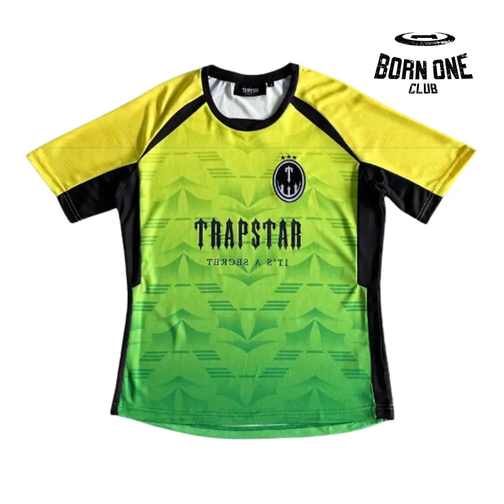 T-Shirt Football Green & Yellow & Black
