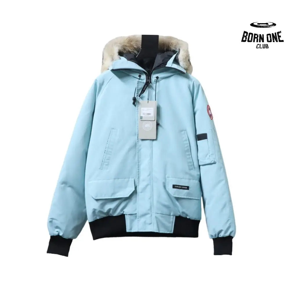 Chilliwack Bomber Jacket Short Down Jacket Sky Blue