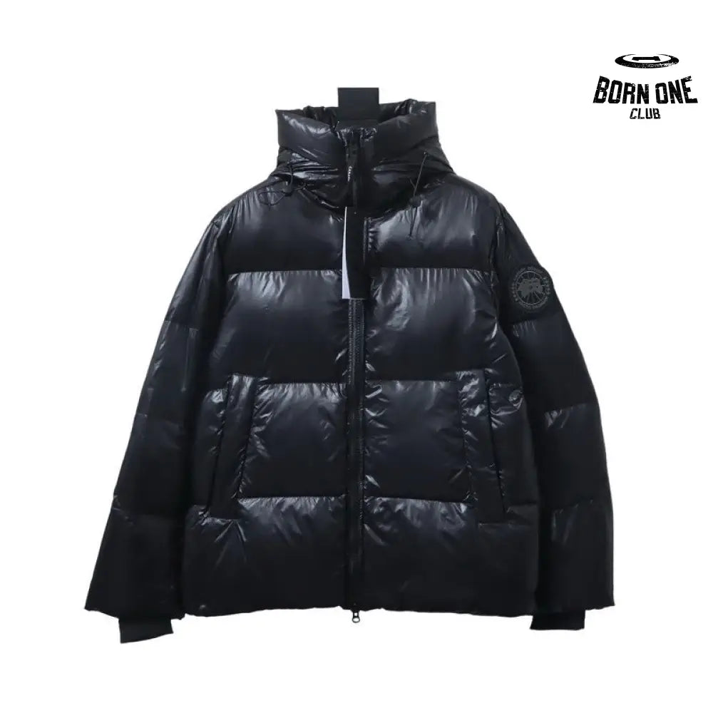 Crofton Slim-Fit Recycled Nylon-Ripstop Hooded Down Jacket Black