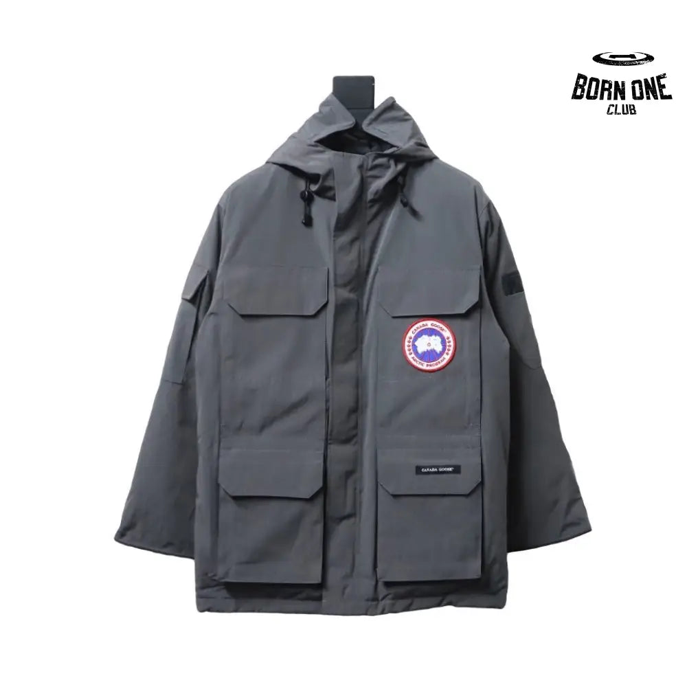 Expedition Down Parka Grey