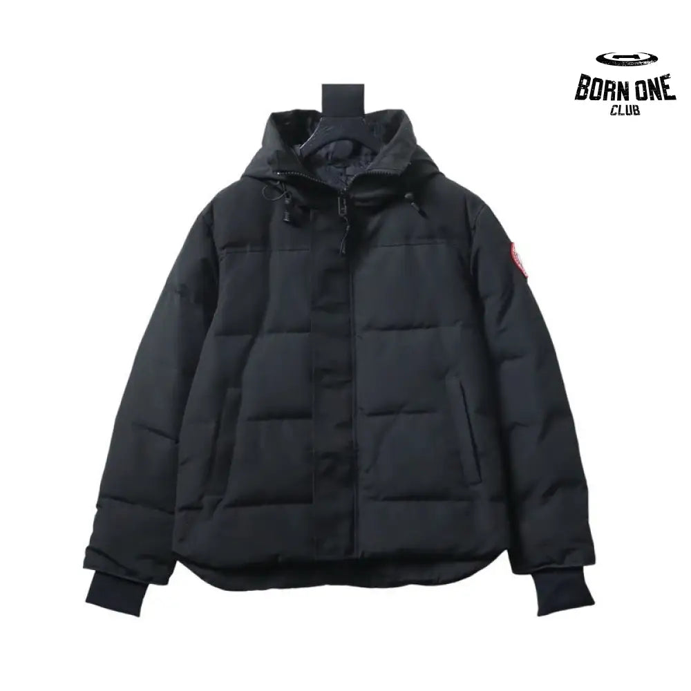 MacMillan Parka Black Down Jacket With Red Label
