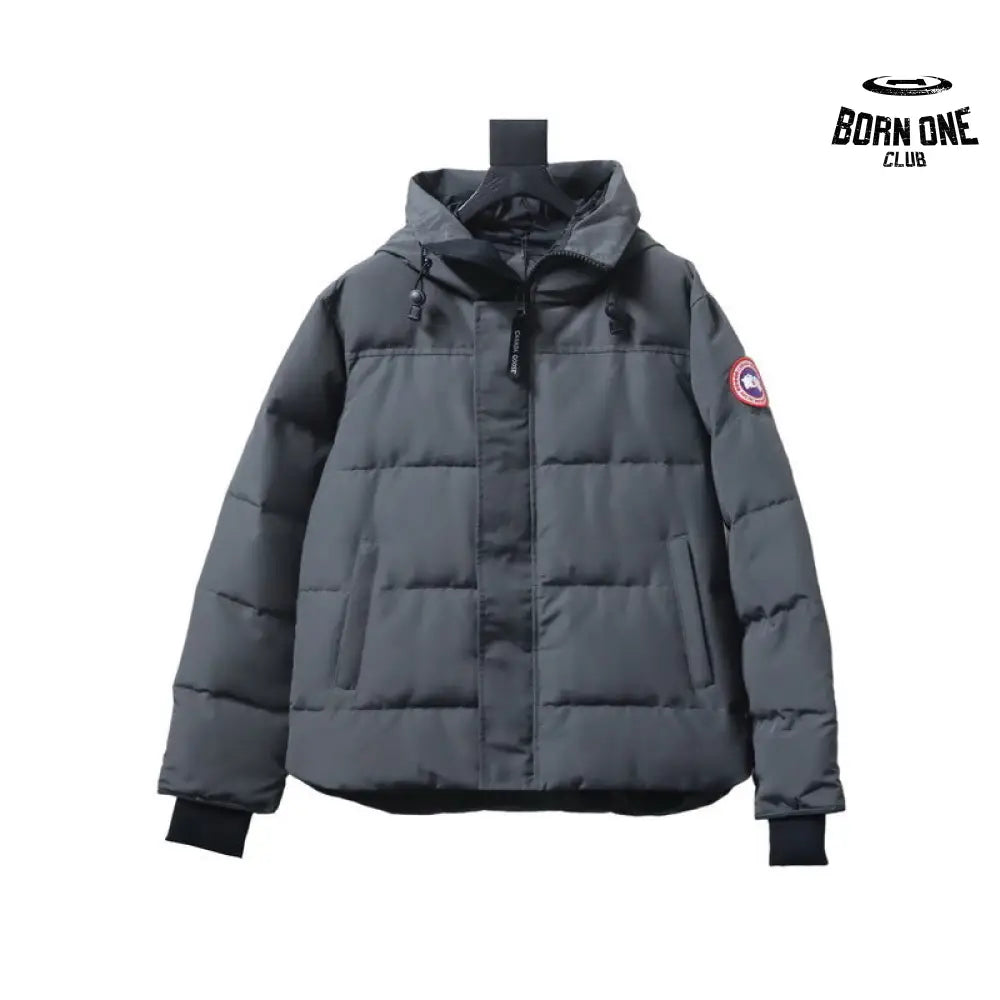 MacMillan Parka Gray Down Jacket With Red Label