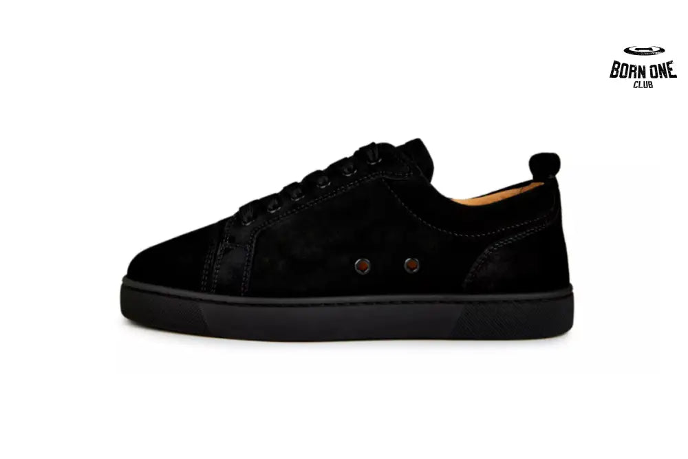 Junior Suede Trainers Black