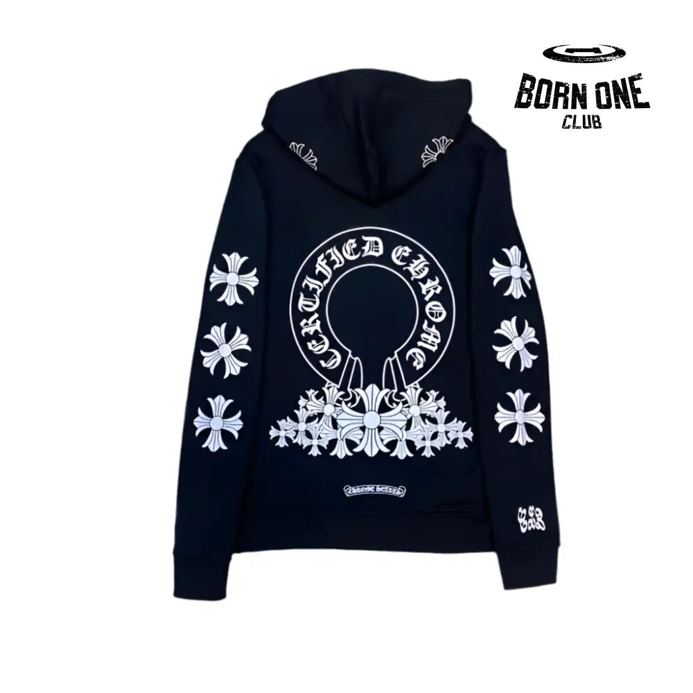 Crosses Hoodie Black