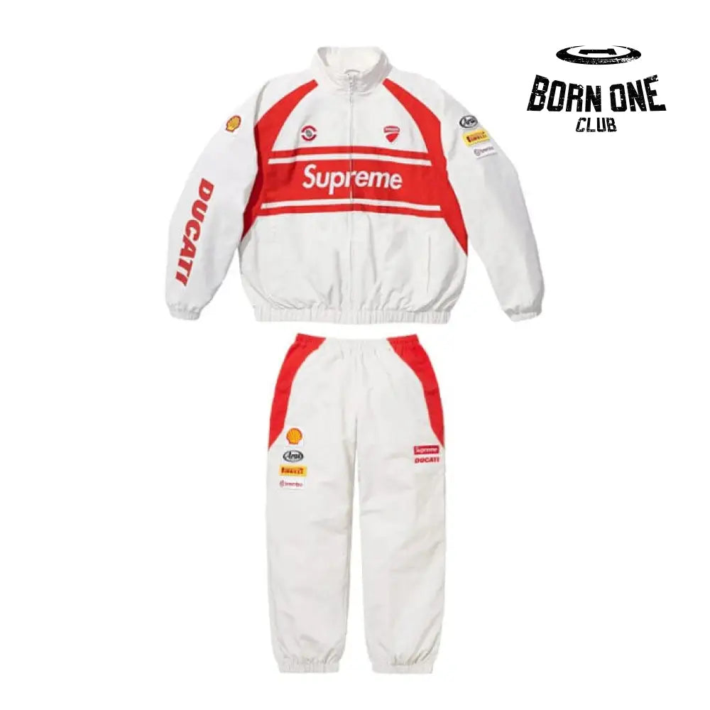 Set x Ducati White Jacket and Pants