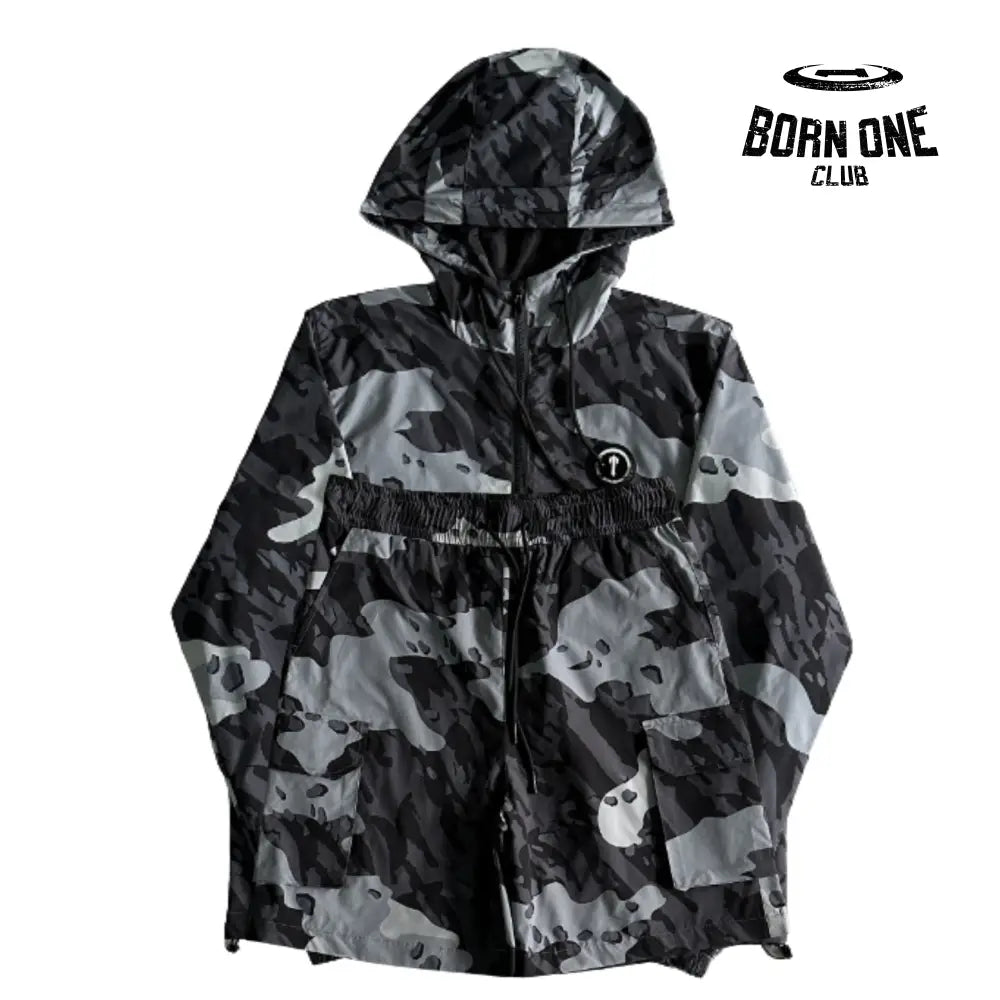 Set Camo Windbreaker Suit