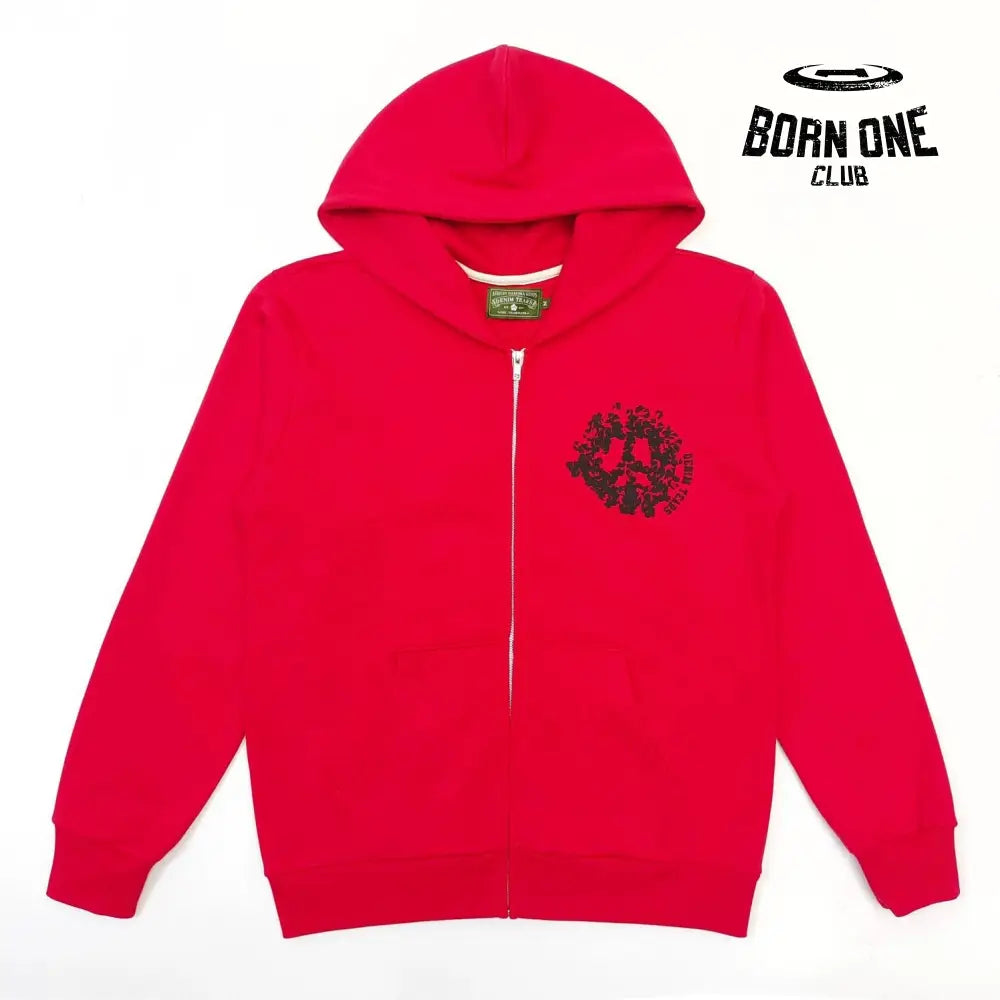 SPORTS ZIP Hoodie Hoodie Hoodie Red