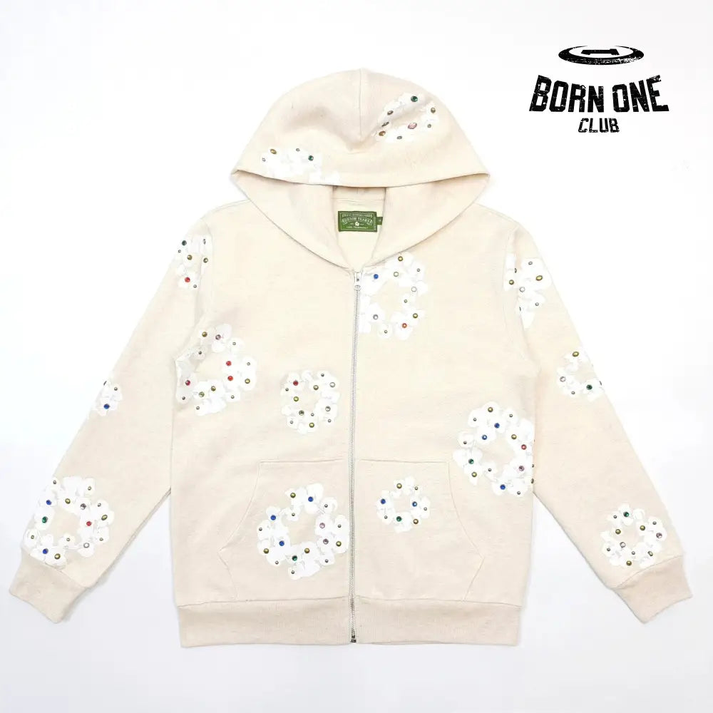 ZIP Hoodie CREME Hoodie Hoodie