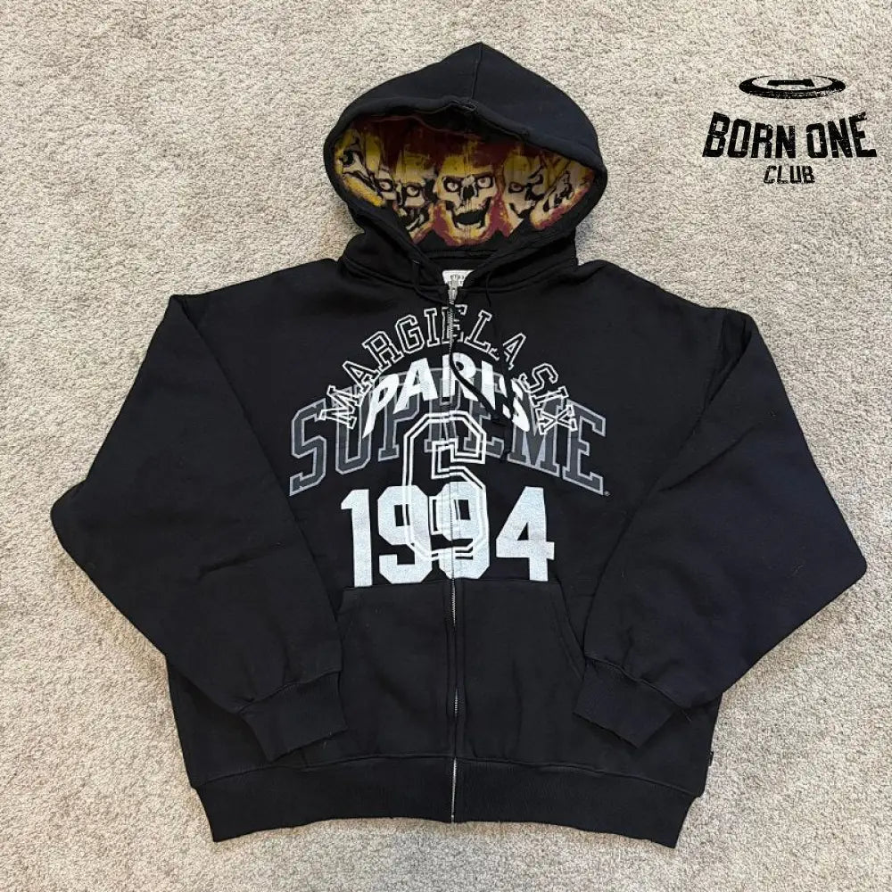 Maison Margiela Zip-Up Black