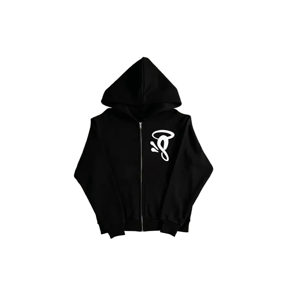 World Zip-Up Black