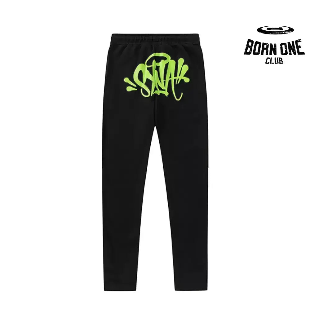 World Sweatpants Black Green