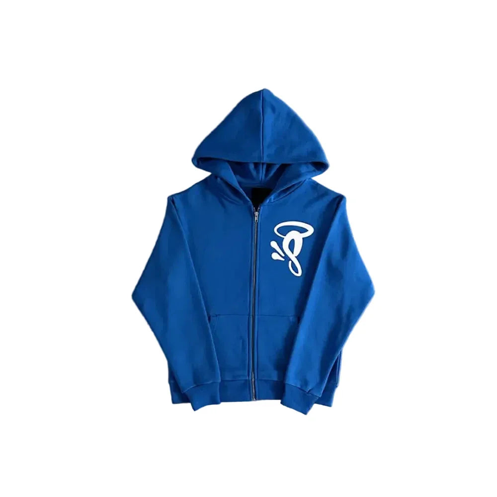 World Zip-Up Blue