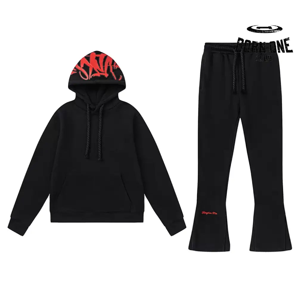 Set Synaworld Logo Black Red