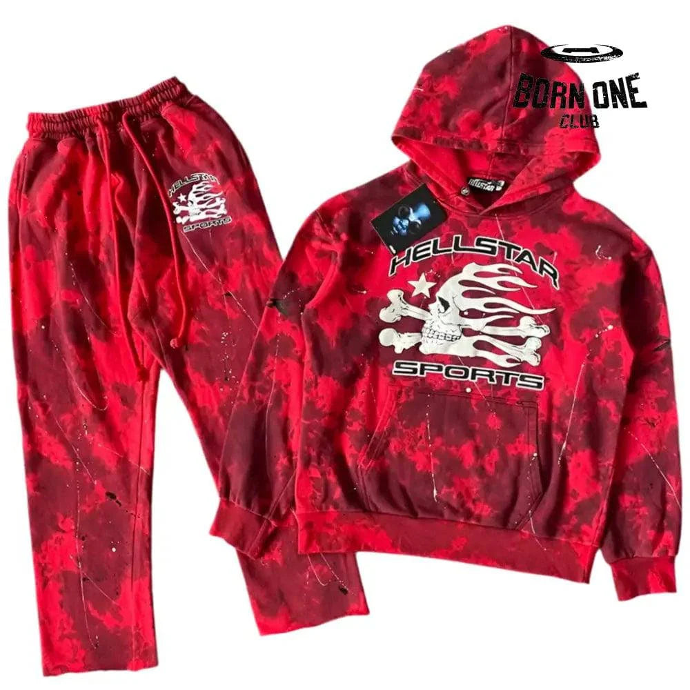 Tie-Dye Hoodie Set