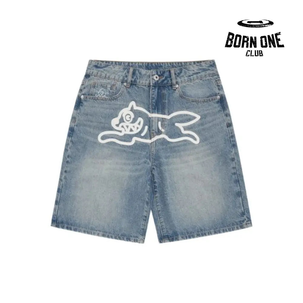 Running Dog Denim Shorts