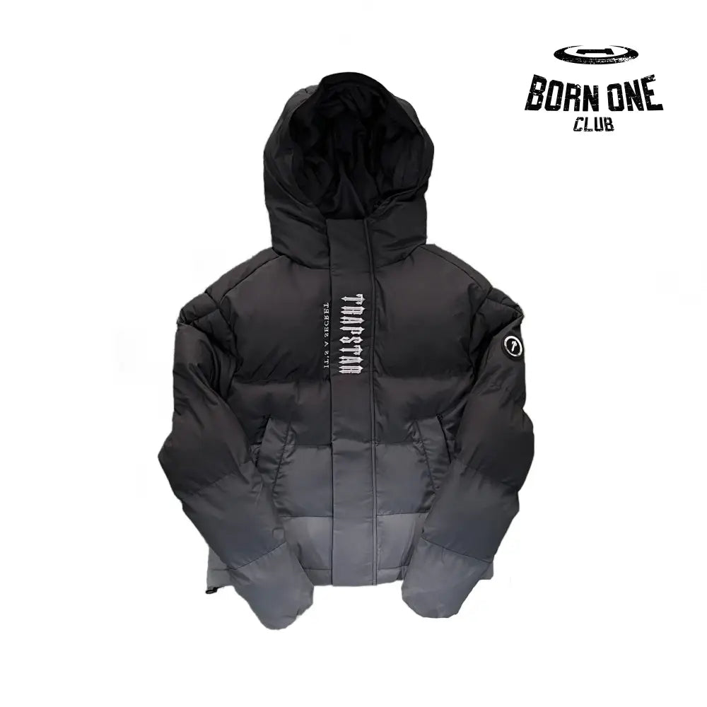 Jacket Puffer Black Gradient