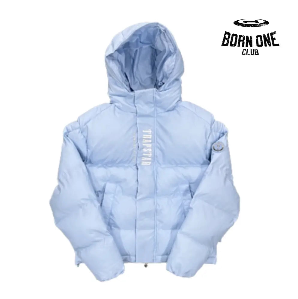 Ice Blue Puffer Jacket