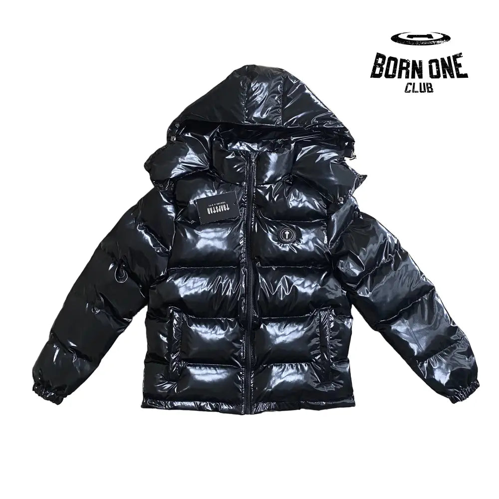 Jacket Puffer Shiny Irongate Black