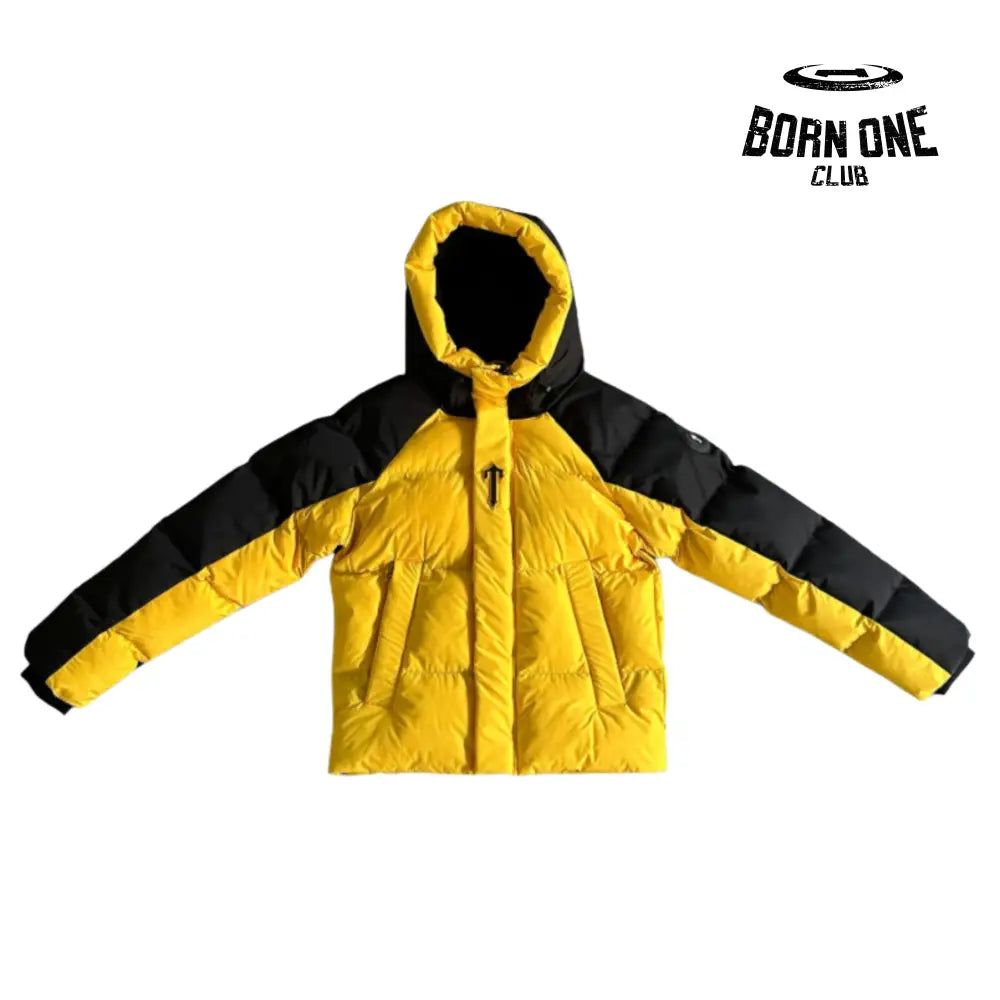 Jacket  Decoded Arch Puffer Black Yellow