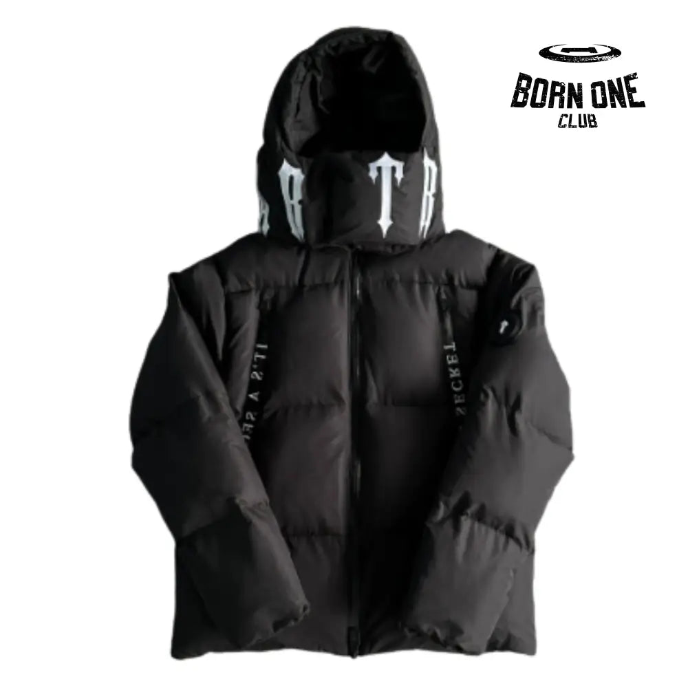 Jacket Irongate Collar Puffer Black & White