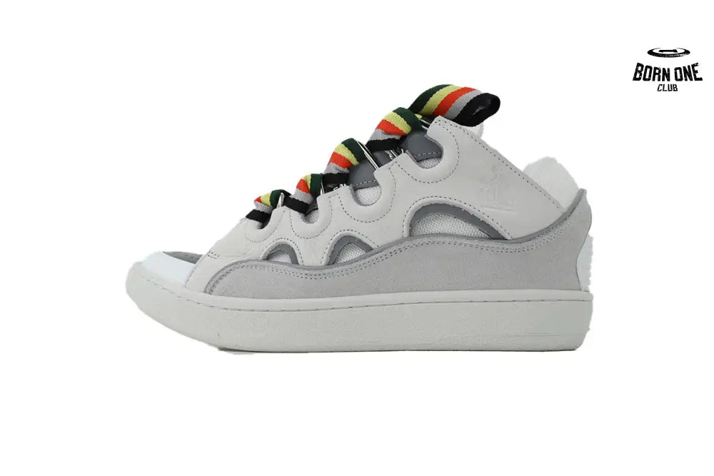 Curb Sneakers White Ribbon