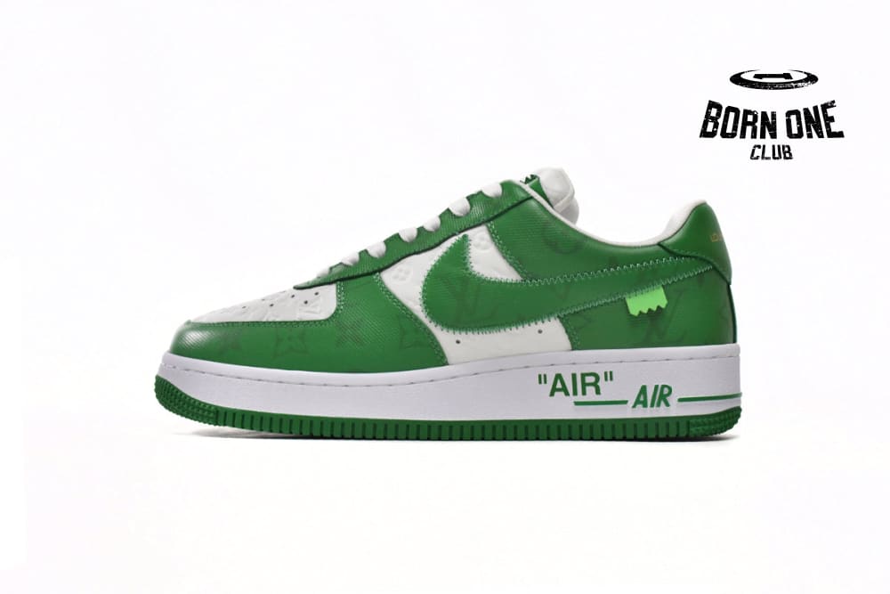 x Force 1 Low By Virgil Abloh White Green