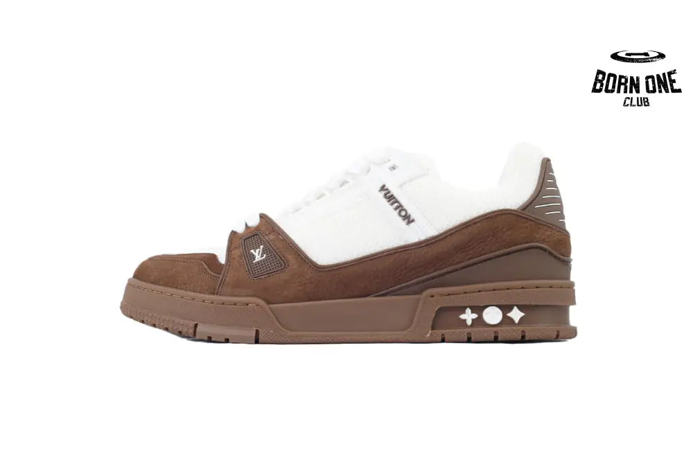 Trainer White Brown