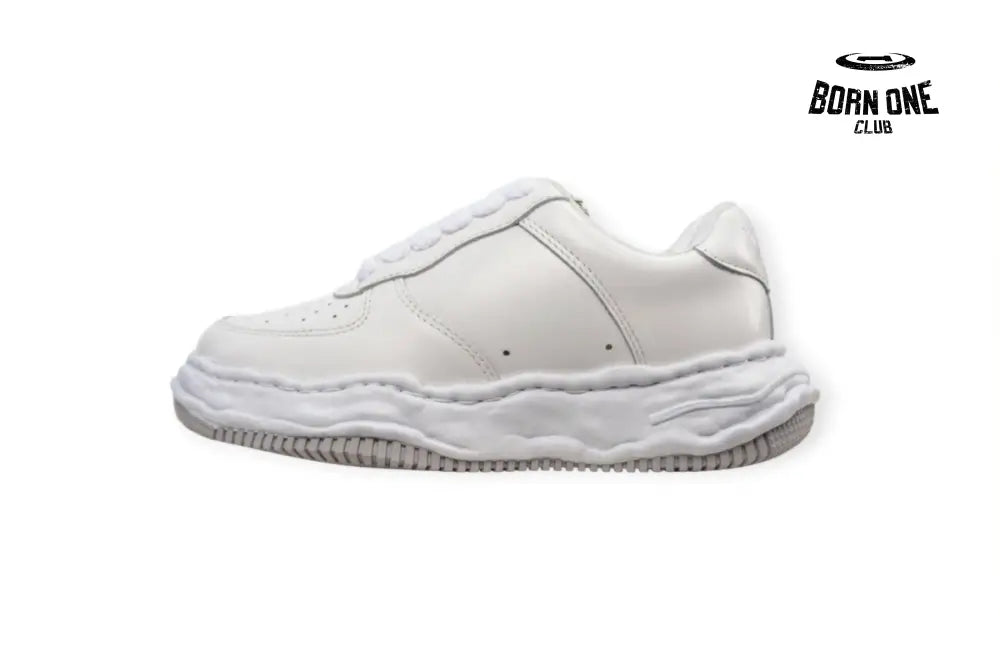 Maison Wayne Sole Leather Low-top Sneaker White
