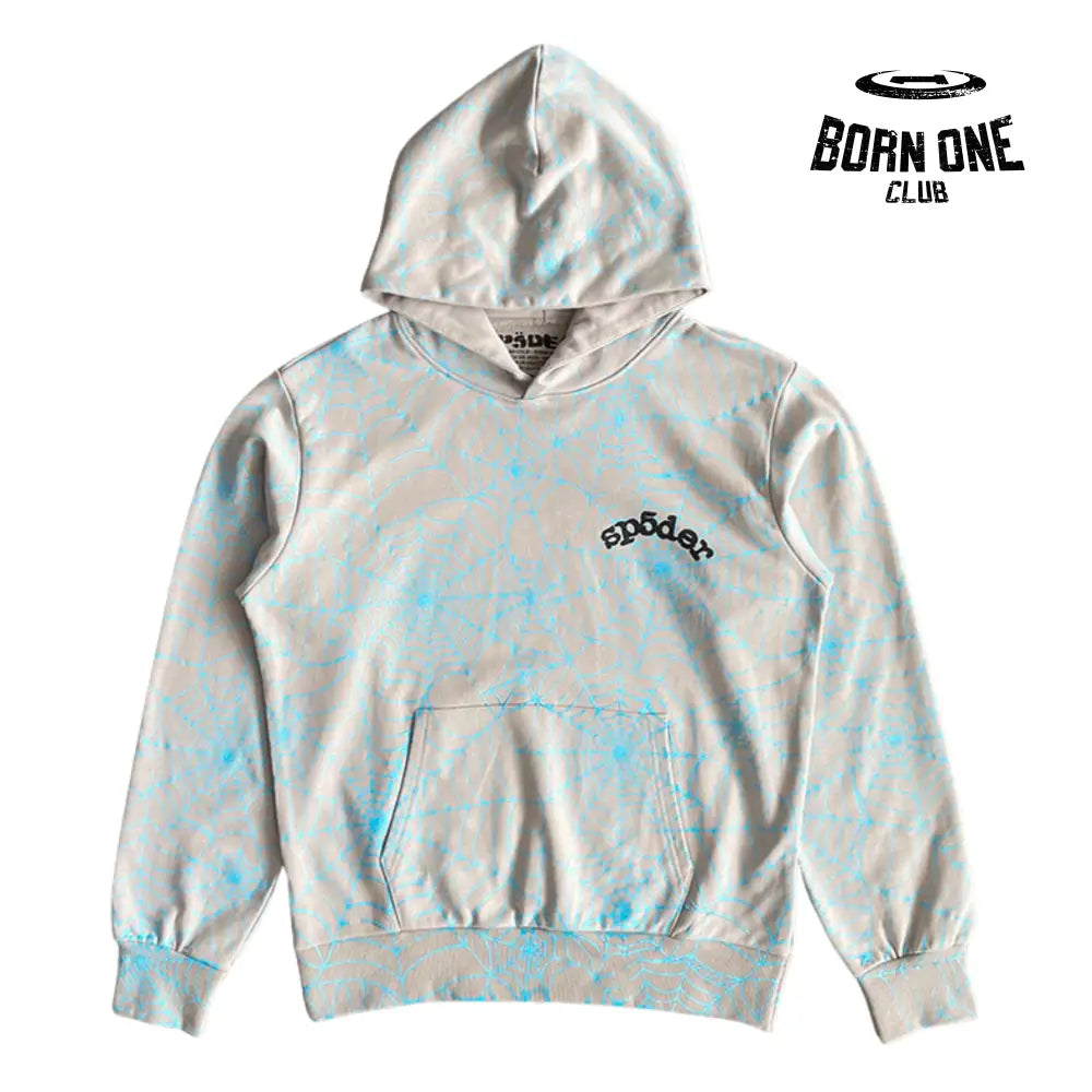 Hoodie Grey and Blue
