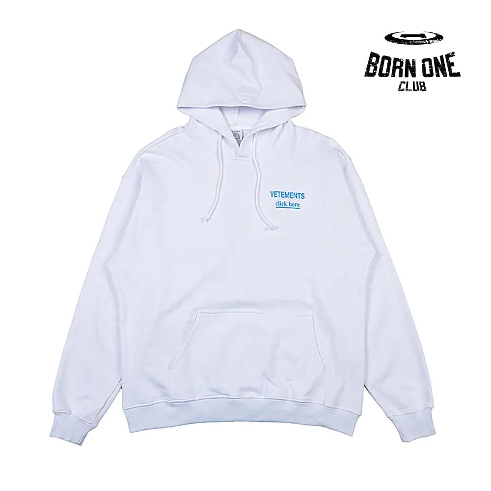 Hoodie "Click here"