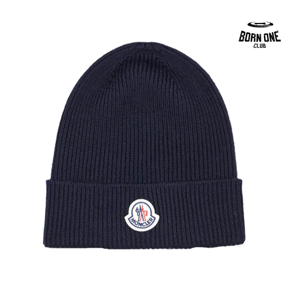 Cashmere Wool Beanie Navy Blue