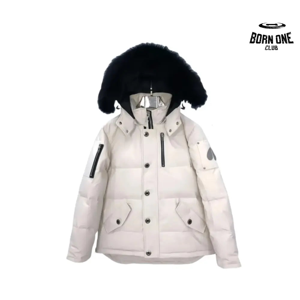3Q Quited Puffer Jacket White