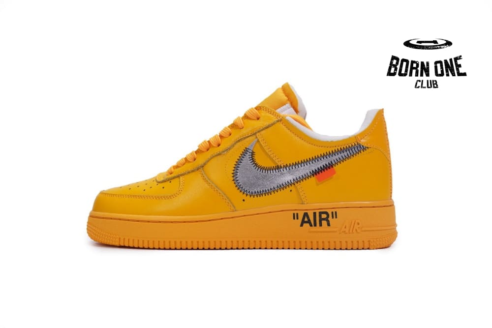 Force 1 Low OFF-WHITE University Gold Metallic Silver DD1876-700