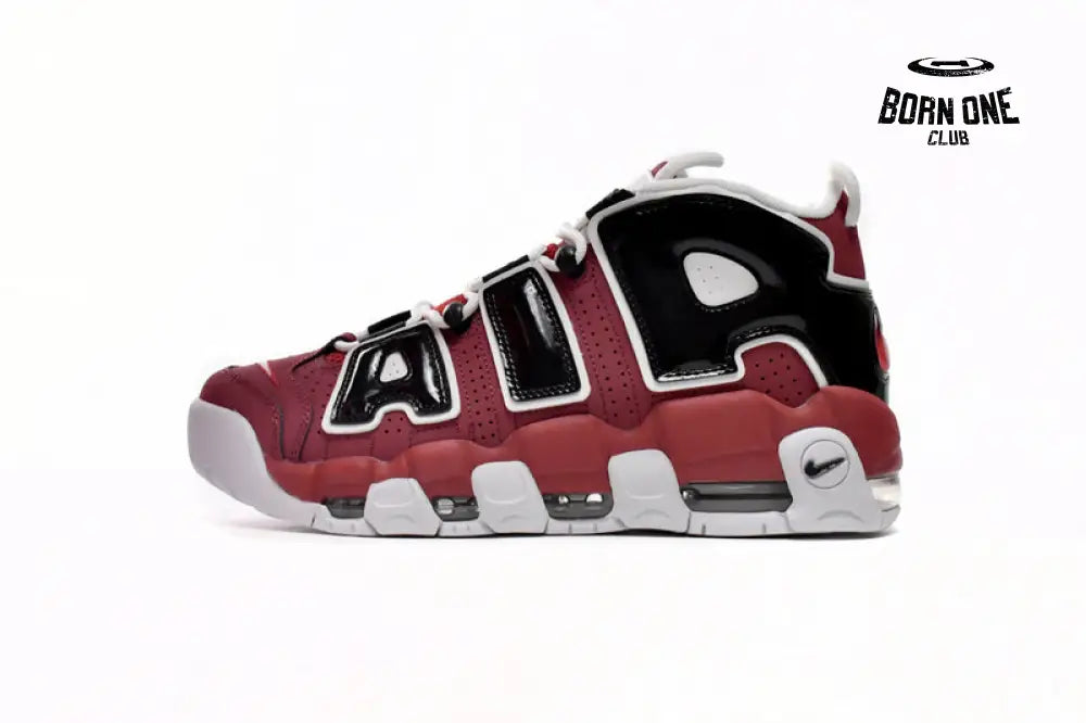Air More Uptempo Bull Black Red